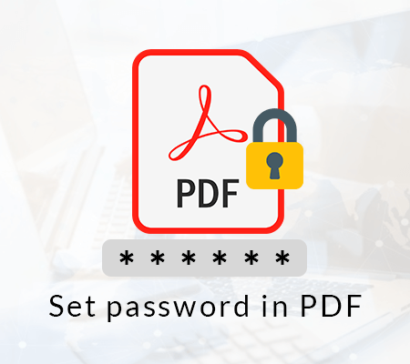 how to set password in a pdf file